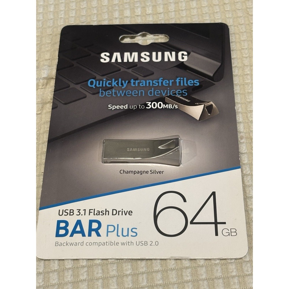 Samsung Bar Plus USB 3.1 Flash Drive - 64GB